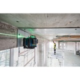 Bosch Professional Linienlaser GLL 80-33 G Professional blau/schwarz, Li-Ion-Akku 3,0Ah, grüne Laserlinien, inkl. Universalhalter LB 10, Deckenklemme DK 20