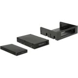 DeLOCK 3.5″ / 5.25″ Wechselrahmen für 2.5″ SATA Festplatten und SSDs 