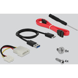 DeLOCK 3.5″ / 5.25″ Wechselrahmen für 2.5″ SATA Festplatten und SSDs 