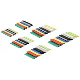 DeLOCK Schrumpfschlauch-Set 108-teilig, farbig Schlauchlänge 40mm