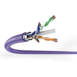 Digitus Professional Cat.6 F/UTP Verlegekabel simplex, Dca violett, 305 Meter Trommel