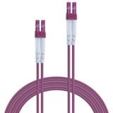 Lindy LWL-Duplexkabel LC/LC OM4 grau, 2 Meter