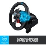 Logitech G29 Driving Force, Lenkrad schwarz