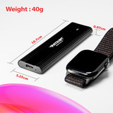 Patriot Transporter Lite SSD 1 TB, Externe SSD schwarz, USB-C 3.2 Gen 2 (10 Gbit/s)