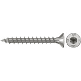 fischer Spanplattenschraube PowerFast II 3,0x35 Senkkopf TX 200 Stück, mit Vollgewinde, Edelstahl A2