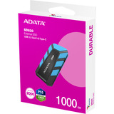 ADATA External SSD SD820 1 TB, Externe SSD schwarz/blau, USB-C 3.2 Gen 2 (10 Gbit/s)