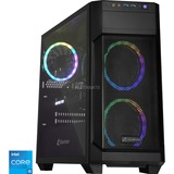 ALTERNATE We Love Gaming-PC 30 Jahre Edition schwarz/transparent, Windows 11 Home 64-Bit