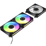 ARCTIC BioniX P12 A-RGB, Gehäuselüfter schwarz/weiß, 3er Pack, 120 mm