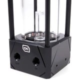 Alphacool Eisbecher Aurora D5 Acetal/Glas - 250mm, Ausgleichsbehälter transparent, mit D5 VPP655 PWM Pumpe