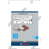 Bosch Professional PRO Socket Core Cutter dry Diamant-Steckdosen-Bohrkrone, Ø 82mm, Bohrer M16