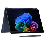 HP EliteBook X Flip G2i (DL9W9ET), Notebook blau, Intel® Core™ Ultra 7 356H, Intel® Graphics, 32 GB LPDDR5X, 1 TB (1 TB SSD), Windows 11 Pro
