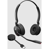 Jabra Engage 55 MS, Headset schwarz, Basisstation, USB-A, Stereo