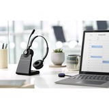 Jabra Engage 55 MS, Headset schwarz, Basisstation, USB-A, Stereo