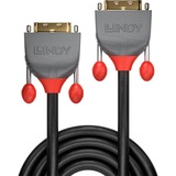 Lindy DVI-D Dual-Link Kabel, Anthra Line schwarz/grau, 10 Meter