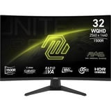 MSI MAG 321CQFDE E18, Gaming-Monitor 80 cm (31.5 Zoll), schwarz, WQHD, Rapid-VA, Curved, Adaptive-Sync, 180Hz Panel