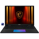MSI Titan 18 HX AI A2XWJG-656, Gaming-Notebook schwarz/silber, Intel® Core™ Ultra 9 285HX, NVIDIA GeForce RTX 5090, 64 GB DDR5, 6 TB (2 TB SSD & 2 TB SSD & 2 TB SSD), Windows 11 Pro 64-Bit