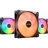 be quiet! Light Wings LX PWM high-speed 120 mm Triple Pack, Gehäuselüfter schwarz, 3er-Pack, 120 mm