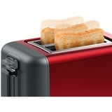 Bosch Home Kompakt-Toaster DesignLine TAT3P424DE rot/schwarz, 970 Watt, für 2 Scheiben Toast