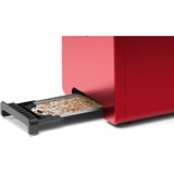 Bosch Home Kompakt-Toaster DesignLine TAT3P424DE rot/schwarz, 970 Watt, für 2 Scheiben Toast