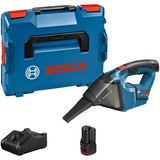 Bosch Professional GAS 12V, Handstaubsauger in L-BOXX mit 2 x 3,0 Ah Akku