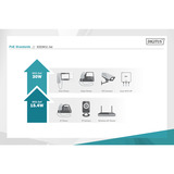 Digitus Gigabit Ethernet PoE+ Repeater, 802.3at 22 W, PoE-Repeater schwarz