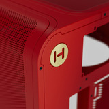 HYTE X50 Wild Cherry, Tower-Gehäuse rot, Tempered Glass