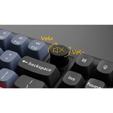 Keychron V3 Knob, Gaming-Tastatur schwarz/blaugrau, DE-Layout, Keychron K Pro Brown, Hot-Swap, RGB