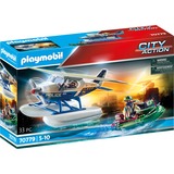 PLAYMOBIL 70779 City Action Polizei-Wasserflugzeug: Schmuggler-Verfolgung, Konstruktionsspielzeug