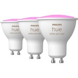 Philips Hue White & Color Ambiance GU10, LED-Lampe Dreierpack, ersetzt 35 Watt