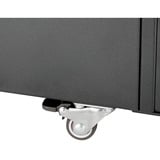 SilverStone Satz mit 2 verbundenen 360°-Lenkrollen SST-RAC-SRW-002, Rack-Gehäuse schwarz, 2 Stück