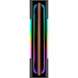 Thermaltake SWAFAN 120 EX INFINITY ARGB Sync PC Cooling Fan Wood Edition, Gehäuselüfter schwarz, 3er-Pack, 120 mm, 124 mm