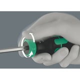 Wera Kraftform Kompakt 27 RA 1, Bit-Satz schwarz/grün, 6-teilig, 1/4", mit Ratschenfunktion