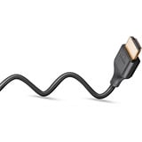 goobay Slim High-Speed-HDMI-Kabel mit Ethernet, 8K @ 60Hz schwarz, 1 Meter