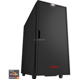 ALTERNATE PC We Love Gaming AMD Edition, Gaming-PC schwarz, Windows 10 Home 64-Bit