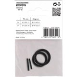 Bosch Set Haltering und Stift, für PRO Impact Steckschlüssel 3/8", Sicherung schwarz, 4-teilig