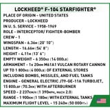 COBI Lockheed F-104 Starfighter, Konstruktionsspielzeug 