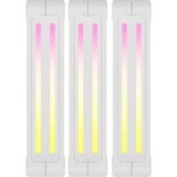 Corsair iCUE LINK QX120 RGB 120-mm-PWM-Lüfter, Gehäuselüfter weiß, Starter-Kit, 120 mm
