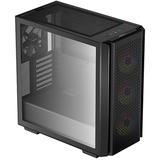 DeepCool CG560, Tower-Gehäuse schwarz, Tempered Glass