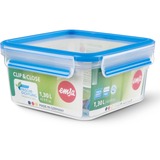 Emsa CLIP & CLOSE Frischhaltedose transparent/blau, 1,3 Liter