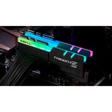 G.Skill DIMM 32 GB DDR4-3200 (2x 16 GB) Dual-Kit, Arbeitsspeicher schwarz, F4-3200C16D-32GTZRX, Trident Z RGB, INTEL XMP