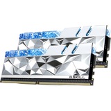 G.Skill DIMM 32 GB DDR4-3600 (2x 16 GB) Dual-Kit, Arbeitsspeicher silber, F4-3600C16D-32GTESC, Trident Z Royal Elite, INTEL XMP