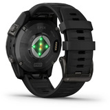Garmin epix Pro (Gen 2) Standard Edition, Smartwatch schwarz/dunkelgrau, 47 mm, Silikon-Armband