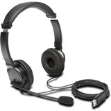 Kensington USB HiFi-Kopfhörer mit Mikrofon, Headset schwarz