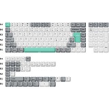 Keychron OEM Dye-Sub PBT Full Keycap-Set - Gray White Mint, Tastenkappe weiß/mint, 137 Stück, DE-Layout (ISO)
