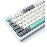 Keychron OEM Dye-Sub PBT Full Keycap-Set - Gray White Mint, Tastenkappe weiß/mint, 137 Stück, DE-Layout (ISO)