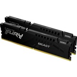 Kingston FURY DIMM 32 GB DDR5-6000 (2x 16 GB) Dual-Kit, Arbeitsspeicher schwarz, KF560C36BBE2K2-32, FURY Beast Black, INTEL XMP, AMD EXPO