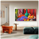 LG 65LX7B6LA.AEEQ (Gallery TV), QNED-Fernseher 165 cm (65 Zoll), silber/schwarz, UltraHD/4K, Gallery+, PVR, TimeShift