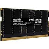 Mushkin SO-DIMM 16 GB DDR5-5600 ECC, Arbeitsspeicher schwarz, MRP5T560LKKD16G18, Redline PRO