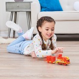 Spin Master Mighty Express Motorisierter Zug Frachter Nick mit Güterwaggon, Spielfahrzeug rot/gelb