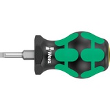 Wera Stubby / Vergaserschraubendreher 335, 0,8x4,0 schwarz/grün